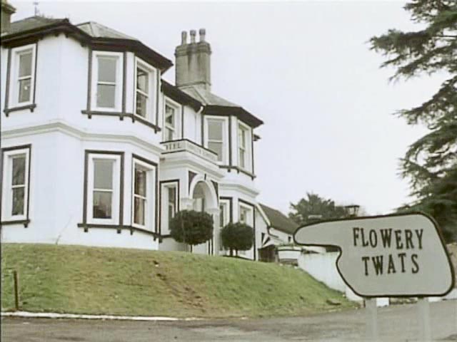 Image result for fawlty towers flowery twats