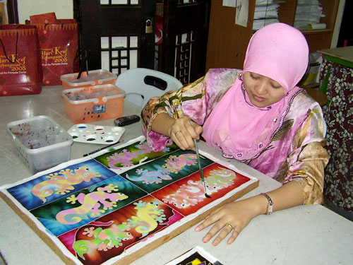 Malaysian batik workshop