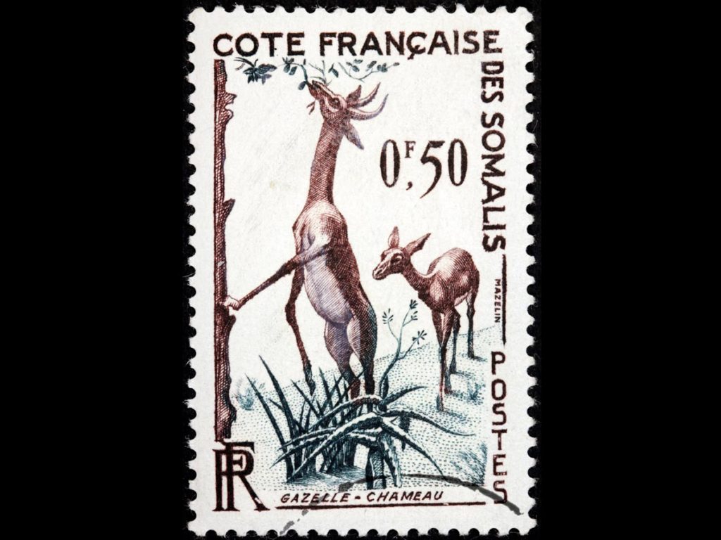French Somaliland rare stamps (Côte Française des Somalis)