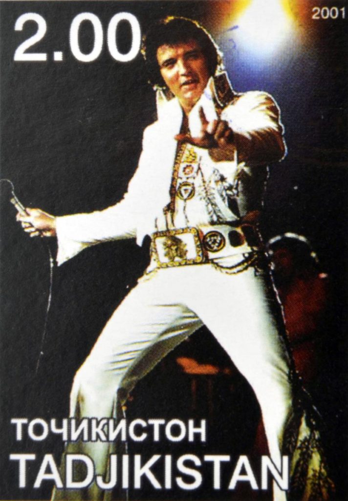 Tajikistan stamps: Elvis Presley