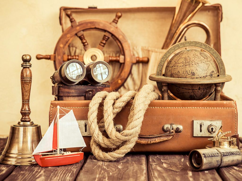 Antique nautical items for collectors and decoration