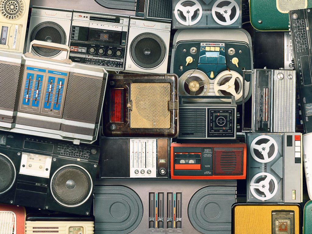 Vintage audio and music formats
