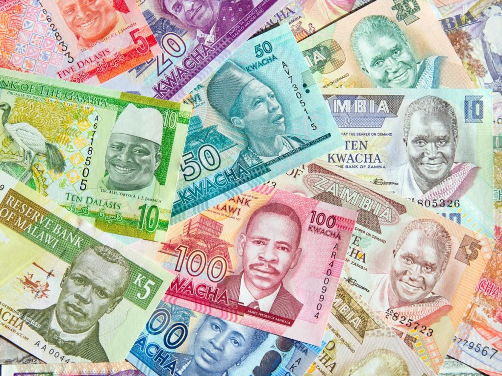 Africa rare banknotes and collectible paper money