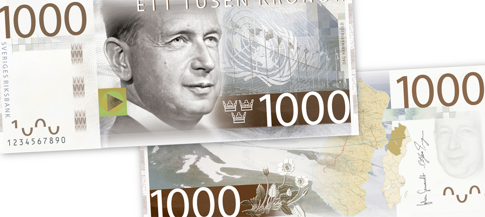 Sweden Dag Hammarskjöld rare banknotes for collectors