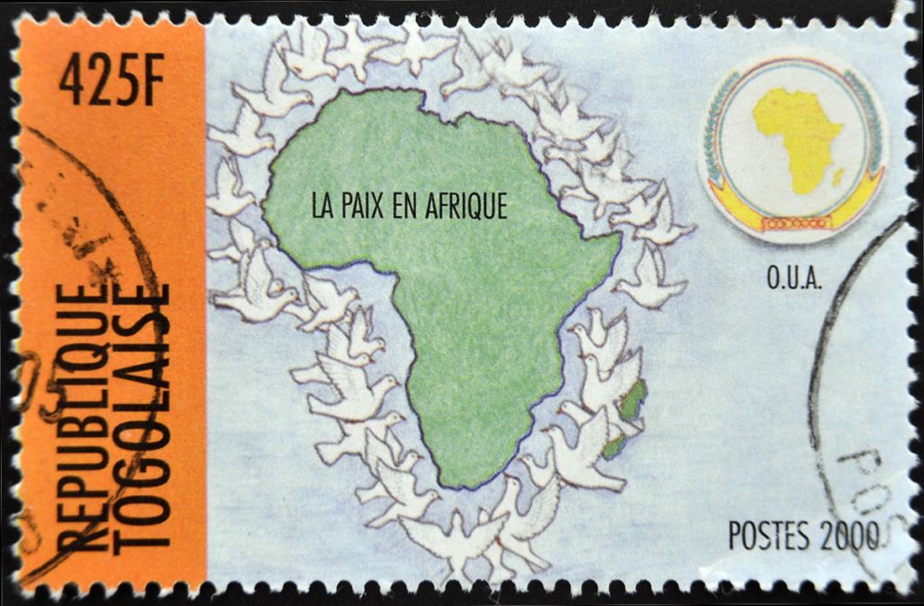 collecting stamps from africa