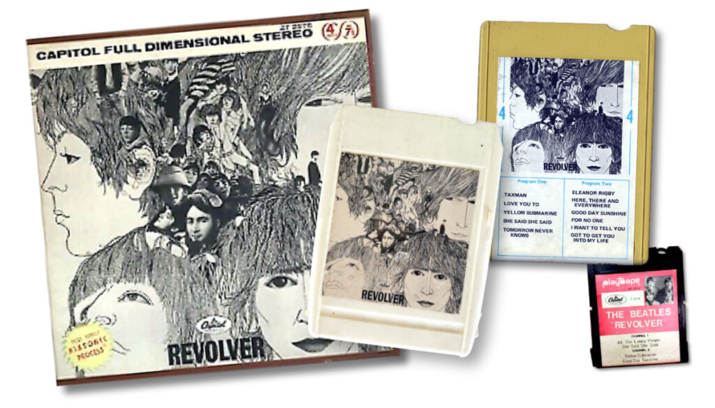 Beatles Revolver vintage audio tapes
