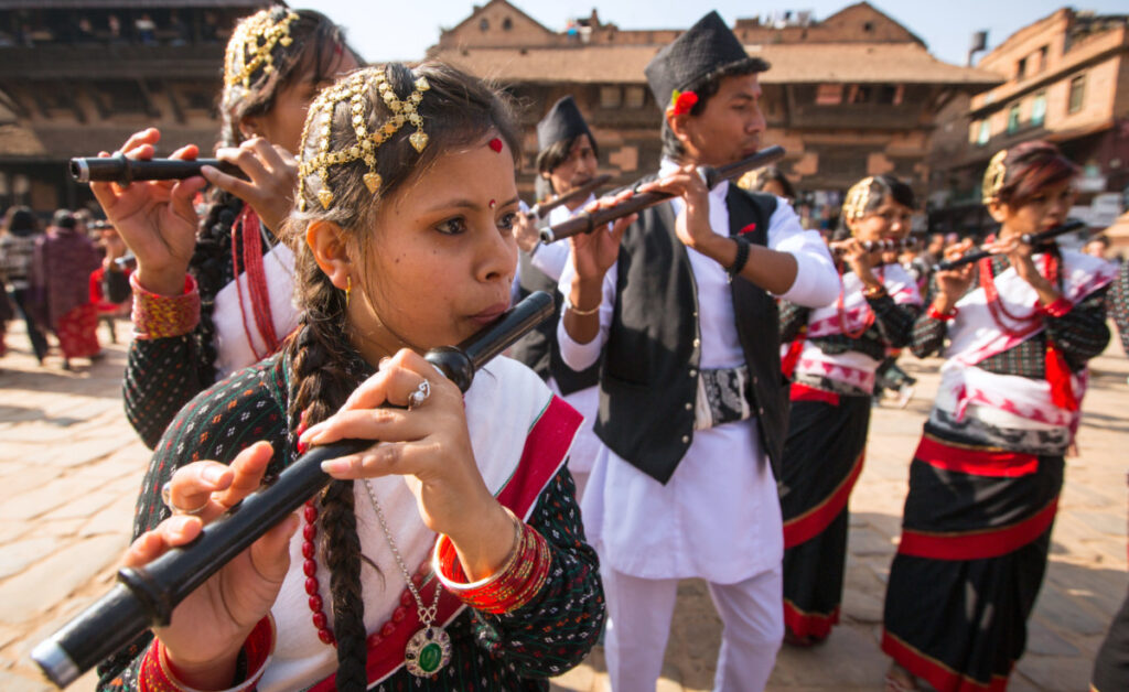 Newari folk music from the mountains of Tibet